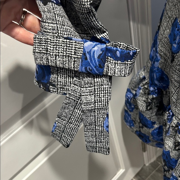 BRAND NEW Elegant Blue Floral Women's Dress XXL - Picture 5 of 8